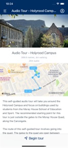 University of Edinburgh Events screenshot
