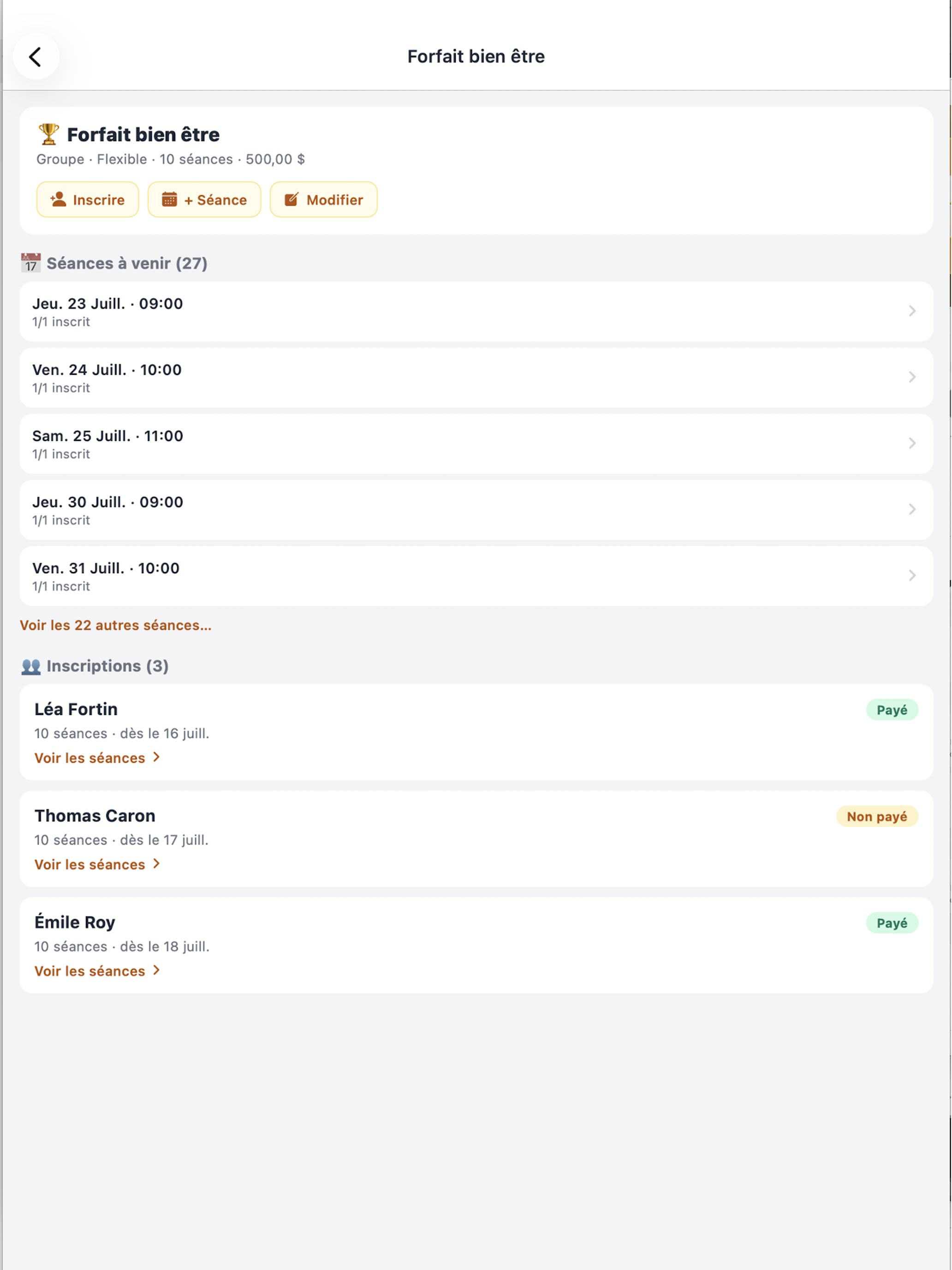 Bookeo Pro screenshot 13