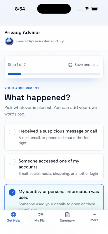 Privacy Advisor by PAG screenshot 6 of 10