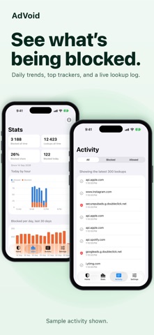 AdVoid: Block trackers & ads Screenshot 2 of 3