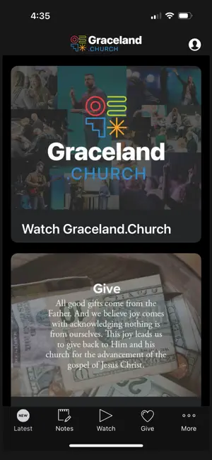 Graceland.Church screenshot 1