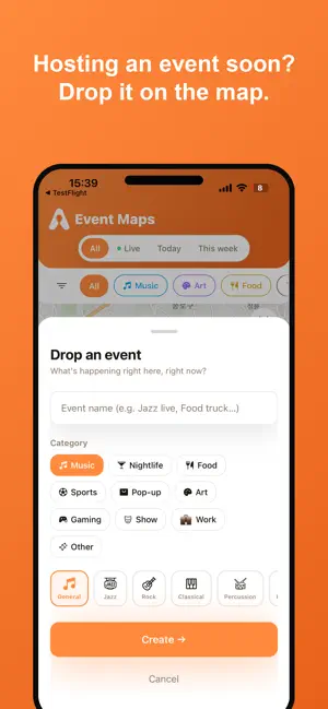 Event Maps - live event map screenshot 2