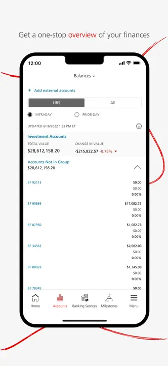 UBS Wealth Managementのスクリーンショット（2/4）