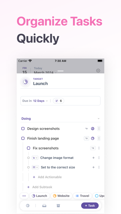 Daily Planner & Tasks - Zesfy Screenshot