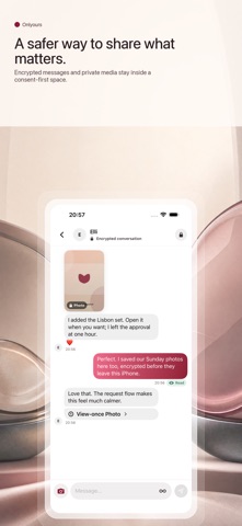 Onlyours: Chat & Shared Vault Screenshot 2 of 3