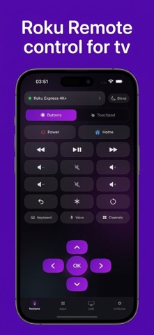 Roku Remote Control: Smart TV Screenshot 1 of 4