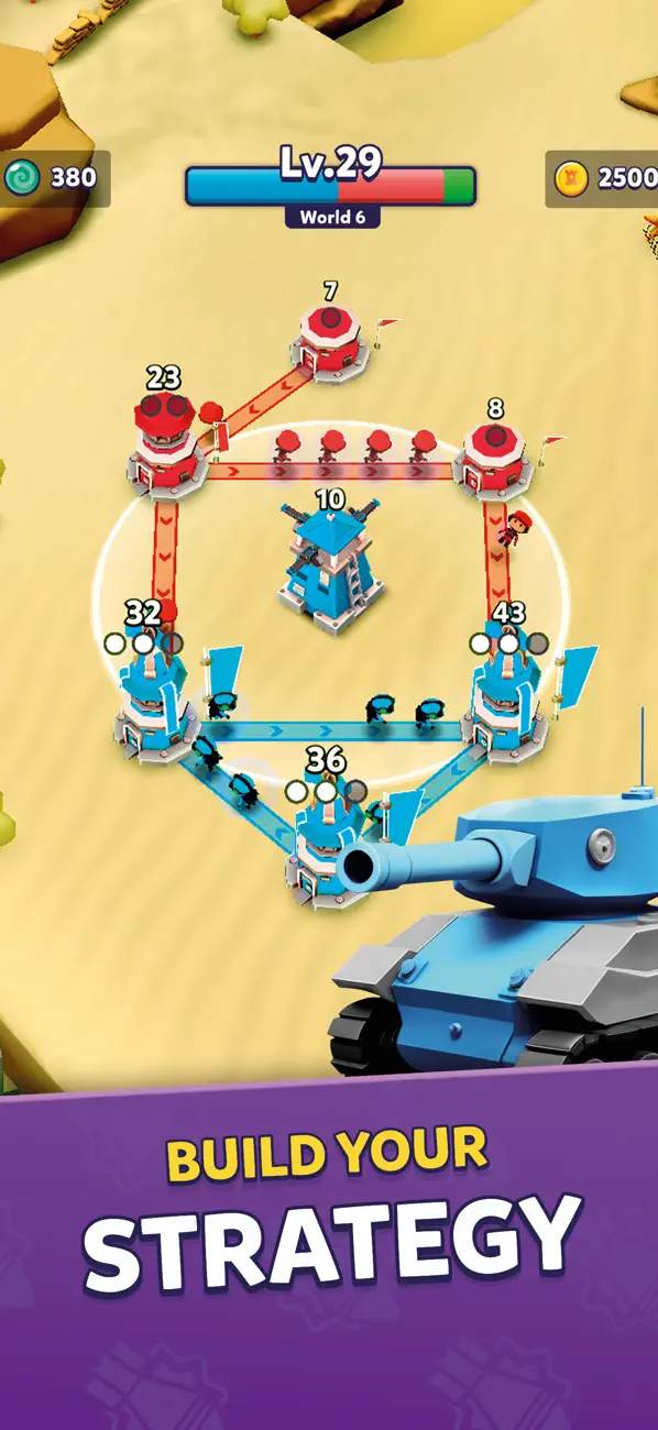 Tower Battle: Connect Towers Hack screenshot 3 - game app interface