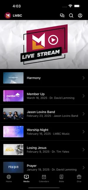Lewis Memorial Baptist Church screenshot 2