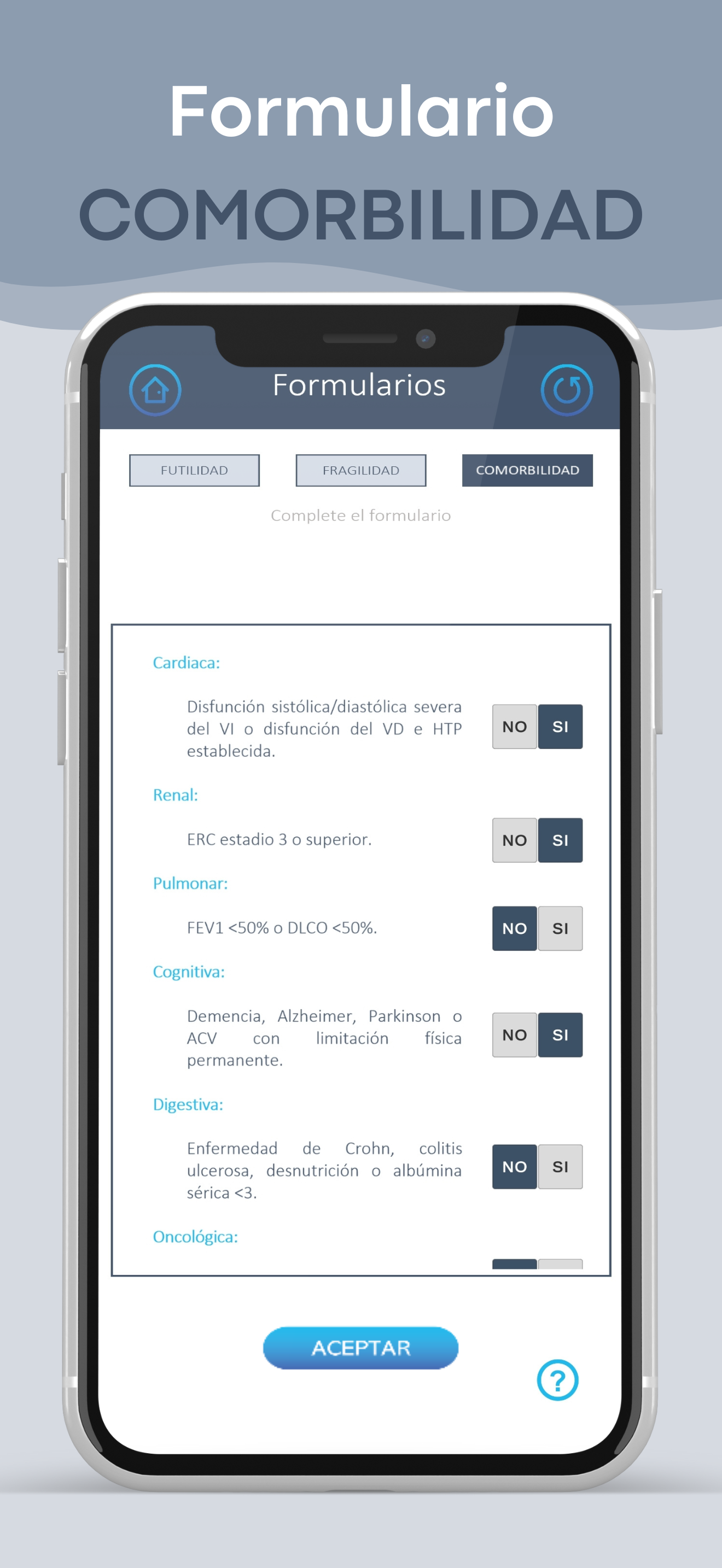 FFC-TAVI Score screenshot 4