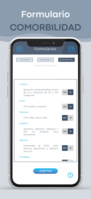 FFC-TAVI Score Screenshot 4 of 5
