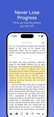 EchoRead: Audio Ebook Reader Screenshot 4 of 4