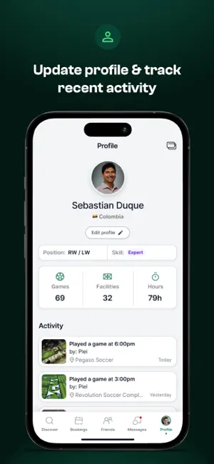 Plei | Pick Up Soccer iPhone screenshot 6