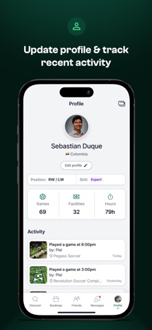 Plei | Pick Up Soccer iPhone screenshot