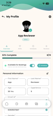 Juperra Caregiver iPhone screenshot