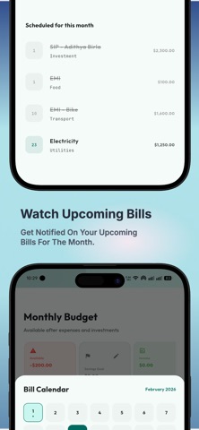 Kosh: Expense Tracker & Budget iPhone screenshot