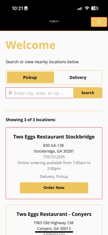Two Eggs App Screenshot 2 of 3