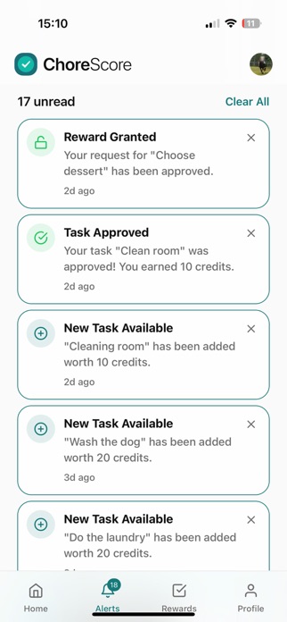 Chore_Score Screenshot 9 of 9