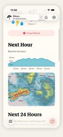 Acme Weather app screenshot 2