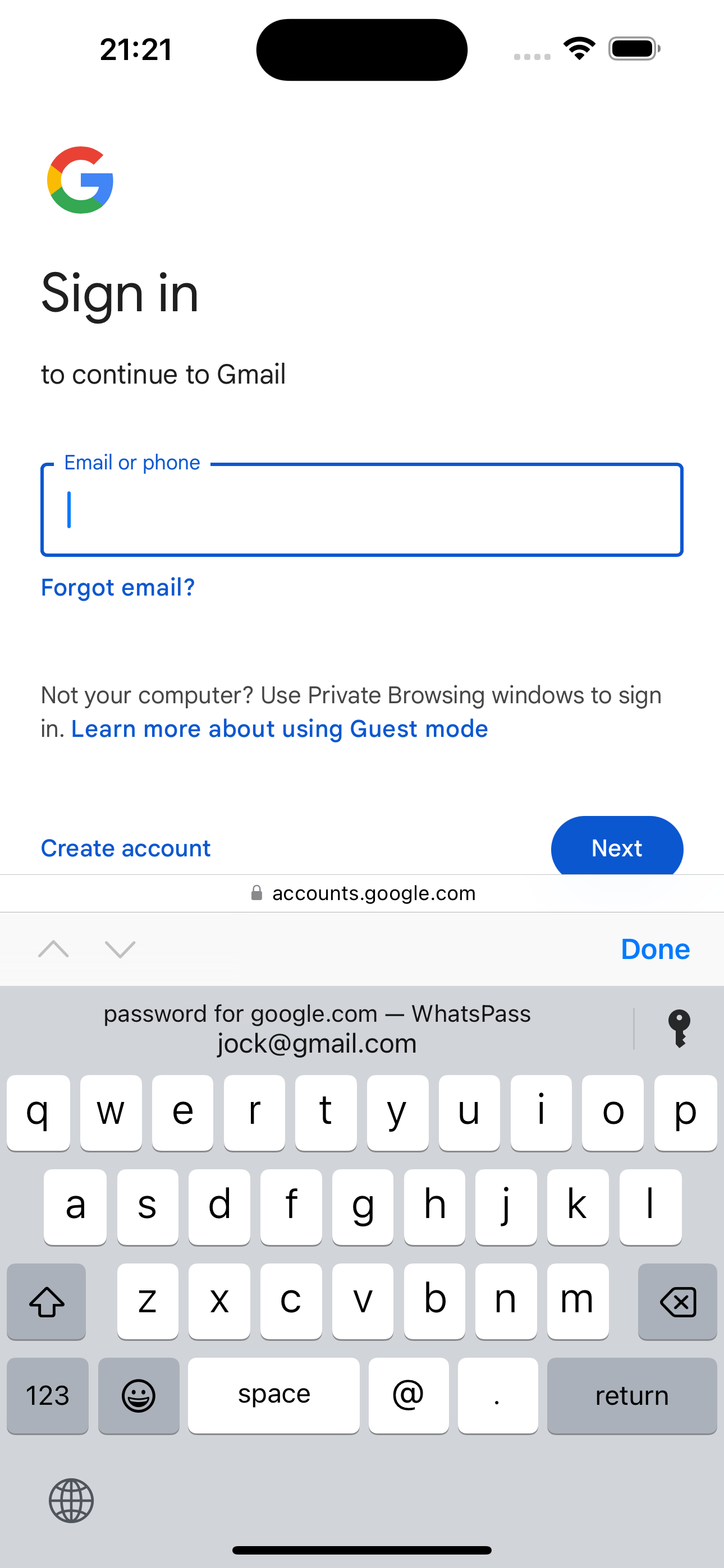 WhatsPass screenshot 8