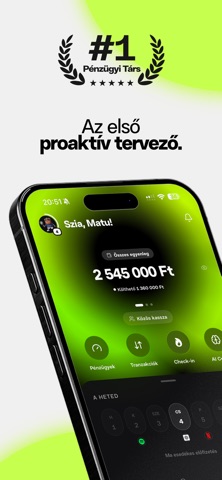 Pénzügyes - Költségkövető App iPhone screenshot