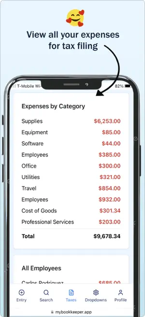 My BookKeeper App screenshot 2