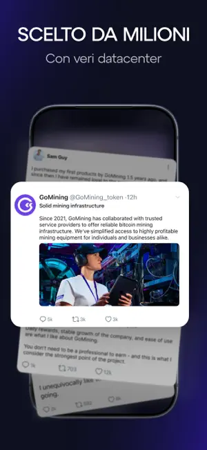GoMining: Mining & Using BTC iPhone screenshot 6