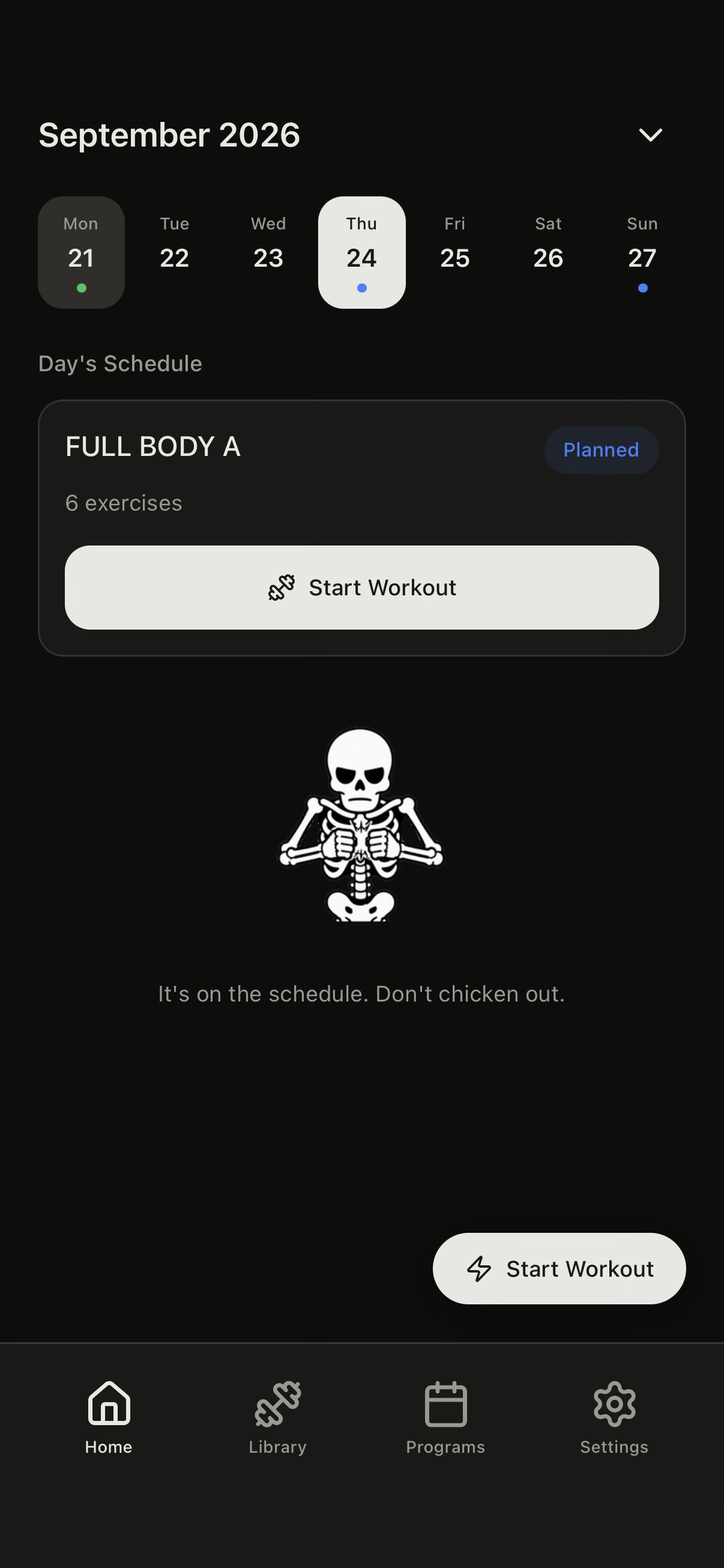 Screenshot 2 of Reps - Gym Tracker & Planner