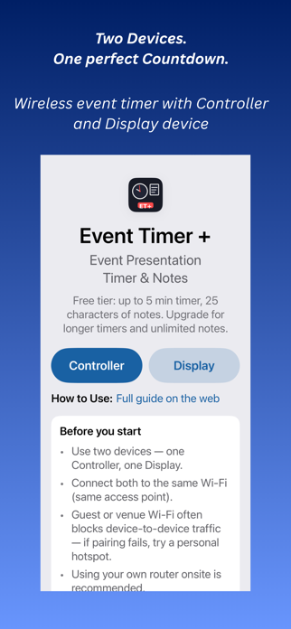Event Timer + Screenshot 1 of 5
