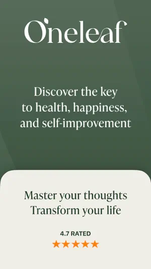Oneleaf: Health & Relaxation screenshot 1