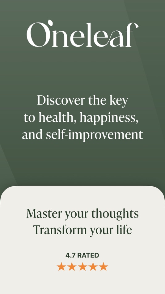 #1. Oneleaf: Health & Relaxation (iOS) 由: Oneleaf