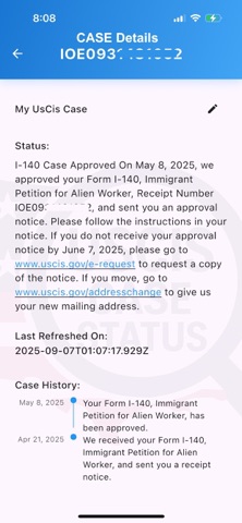 U.S. Immigration Case Tracker Screenshot 5 of 10
