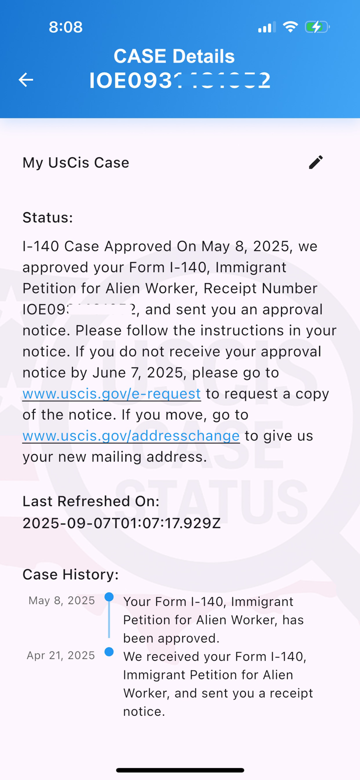 U.S. Immigration Case Tracker screenshot 5