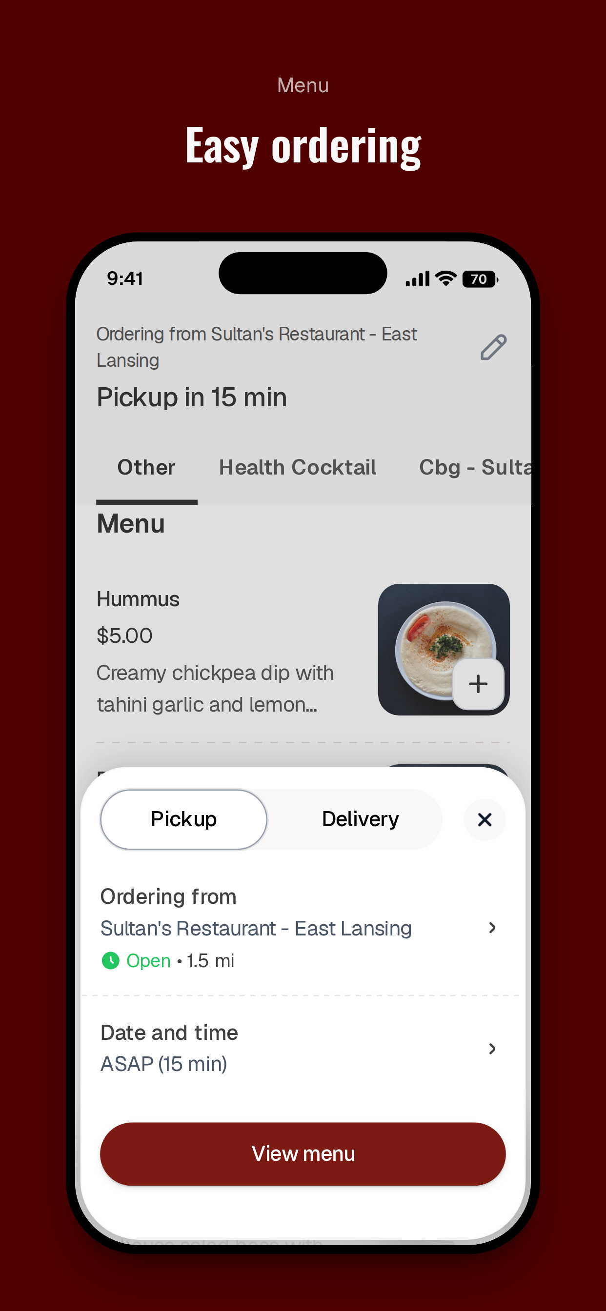 Sultan's Mediterranean Cuisine screenshot 3