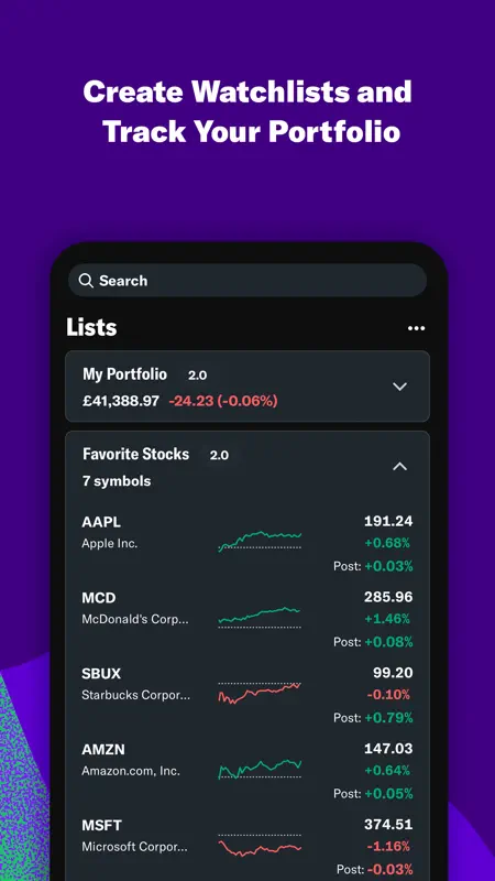 Yahoo Finance - Stock Market screenshot 4 of 7