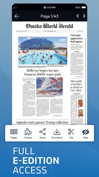 Omaha World-Herald Screenshot