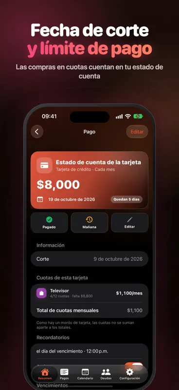 Recuerda Pagar: Recordatorio screenshot 4 of 9