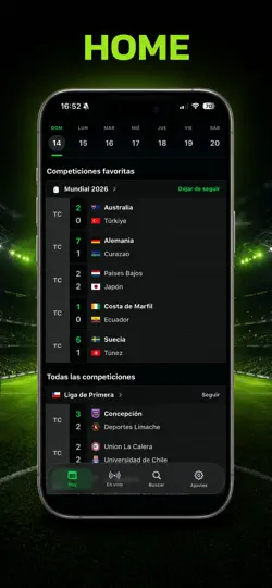 Captura de pantalla de Potrero: Fútbol En Vivo en iPhone 3