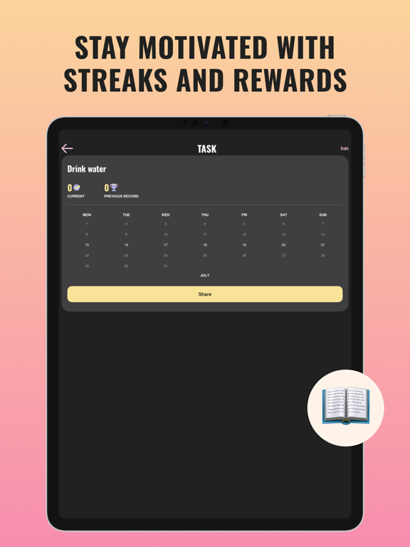 TrackUp: Habits & Tally iPad screenshot