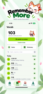 Swipanese: Learn Japanese screenshot 2