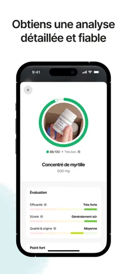 Capture d'écran de WeSupp - Scan Tes Compléments sur iPhone 2