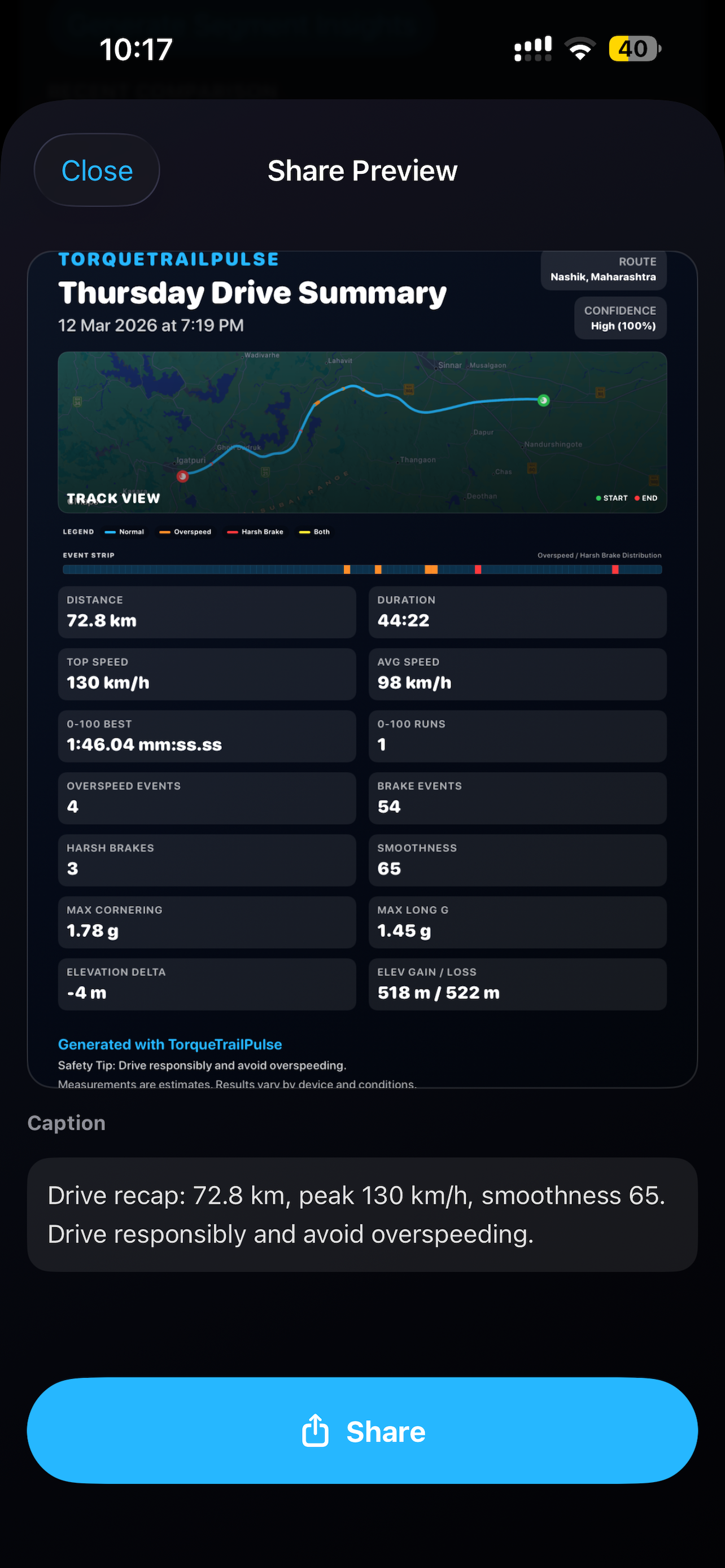 TorqueTrailPulse screenshot 4