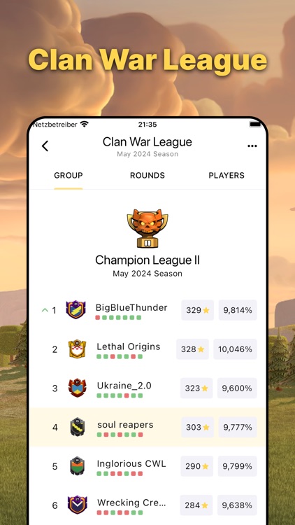 War Report for Clash of Clans screenshot-5