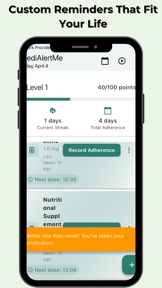 MediAlertMe Meds Reminder screenshot