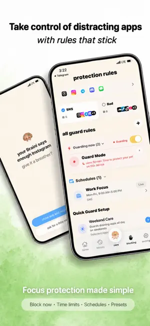 BrainPet - Screen Time Control screenshot 2