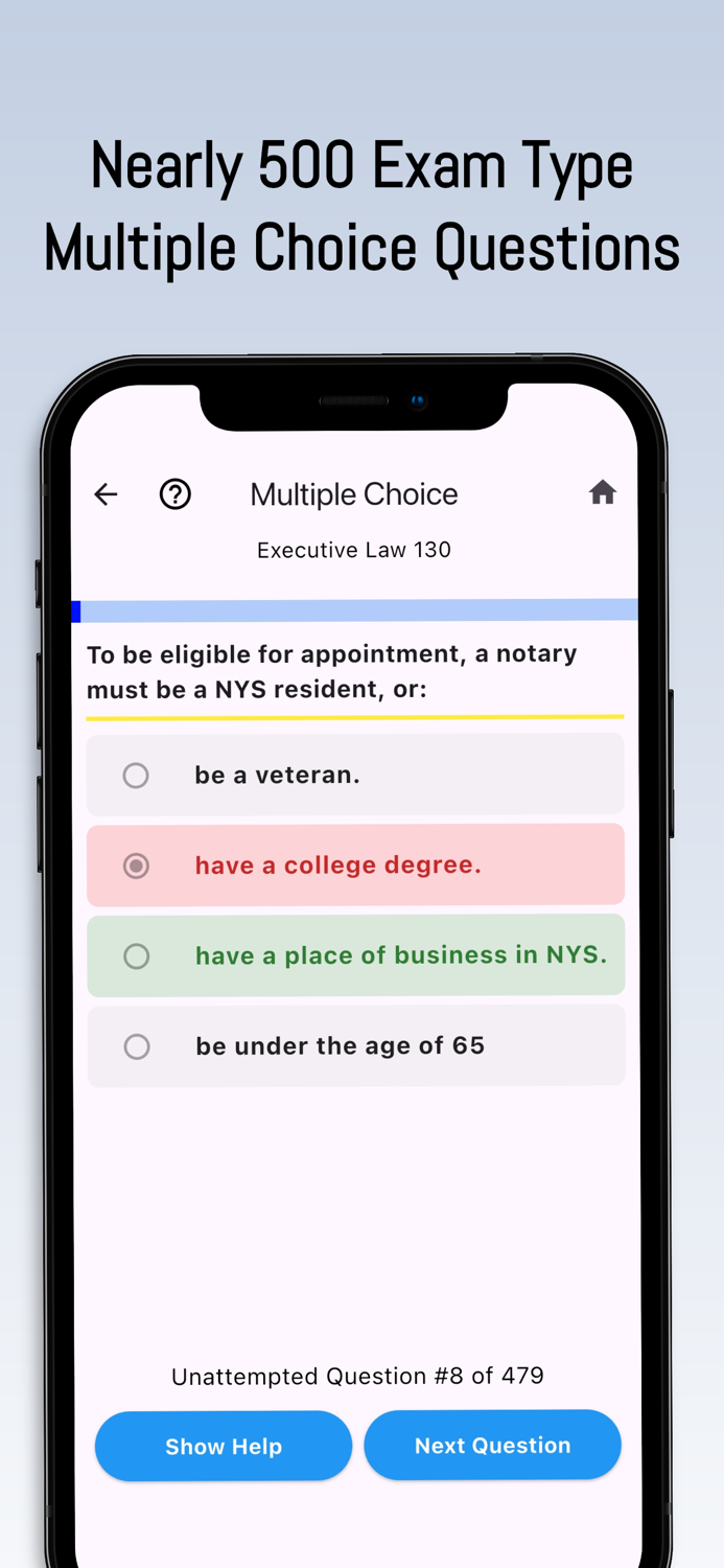 NY Notary Public Study App