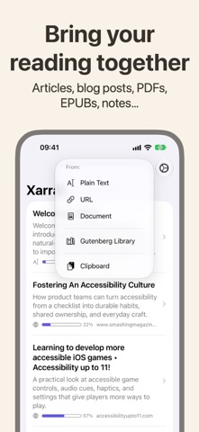 Xarra: Text to Speech Reader Screenshot 3 of 10