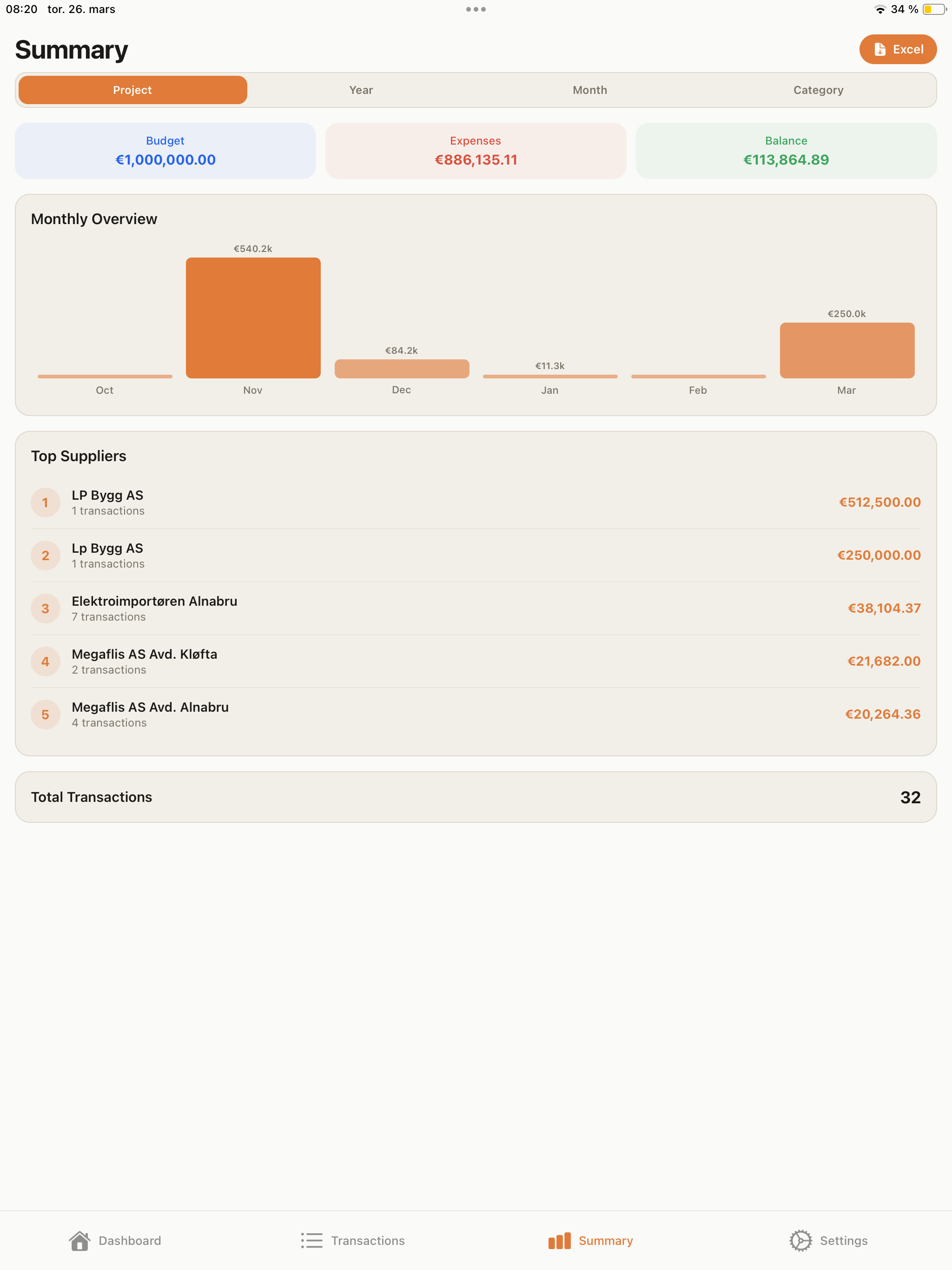 AI Renovation Budget Tracker