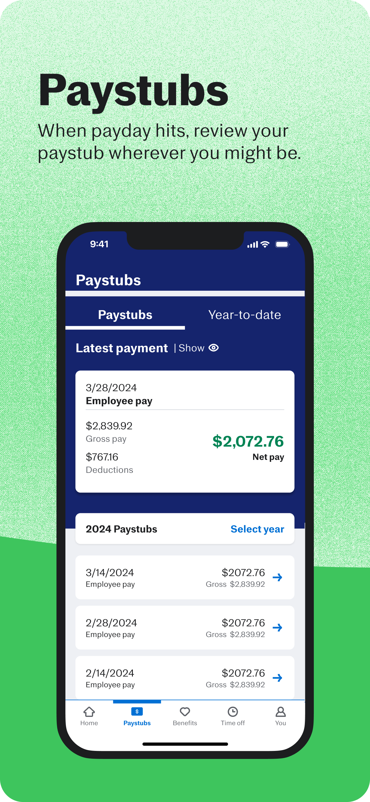 Justworks screenshot 2