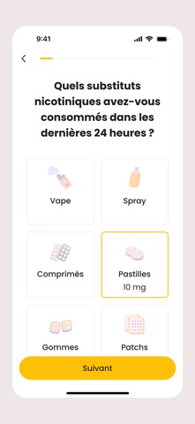 Eos: Arrêt Alcool & Tabac iPhone screenshot