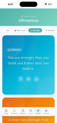 LifeFlow - Daily Habit Tracker iPhone screenshot